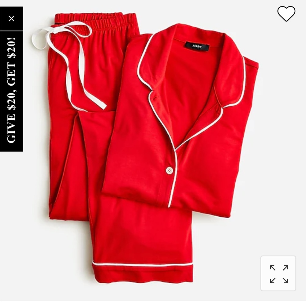 NWOT Eco dreamiest long-sleeve pajama set in Holiday Red
